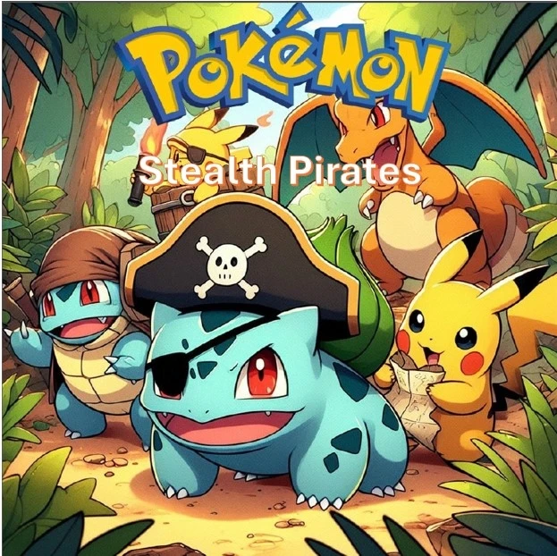 Karta do gry angielskiej GBA Pokemon Stealth Pirates