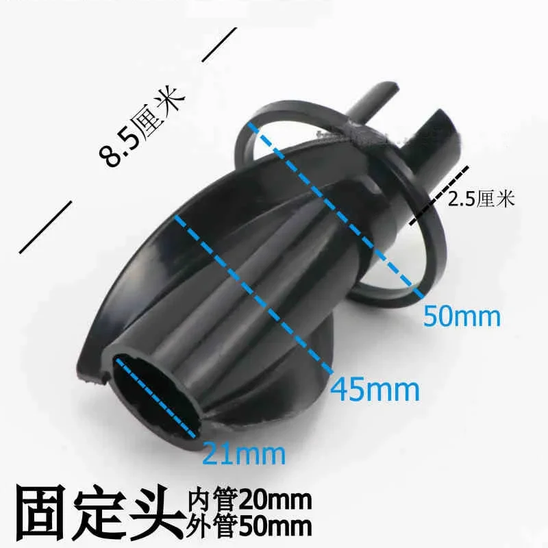 Fish Tank Down Pipe  Accessories Overflow Noise Reduction  Artifact Strip Spiral Filter 20-40mm 25-50mm