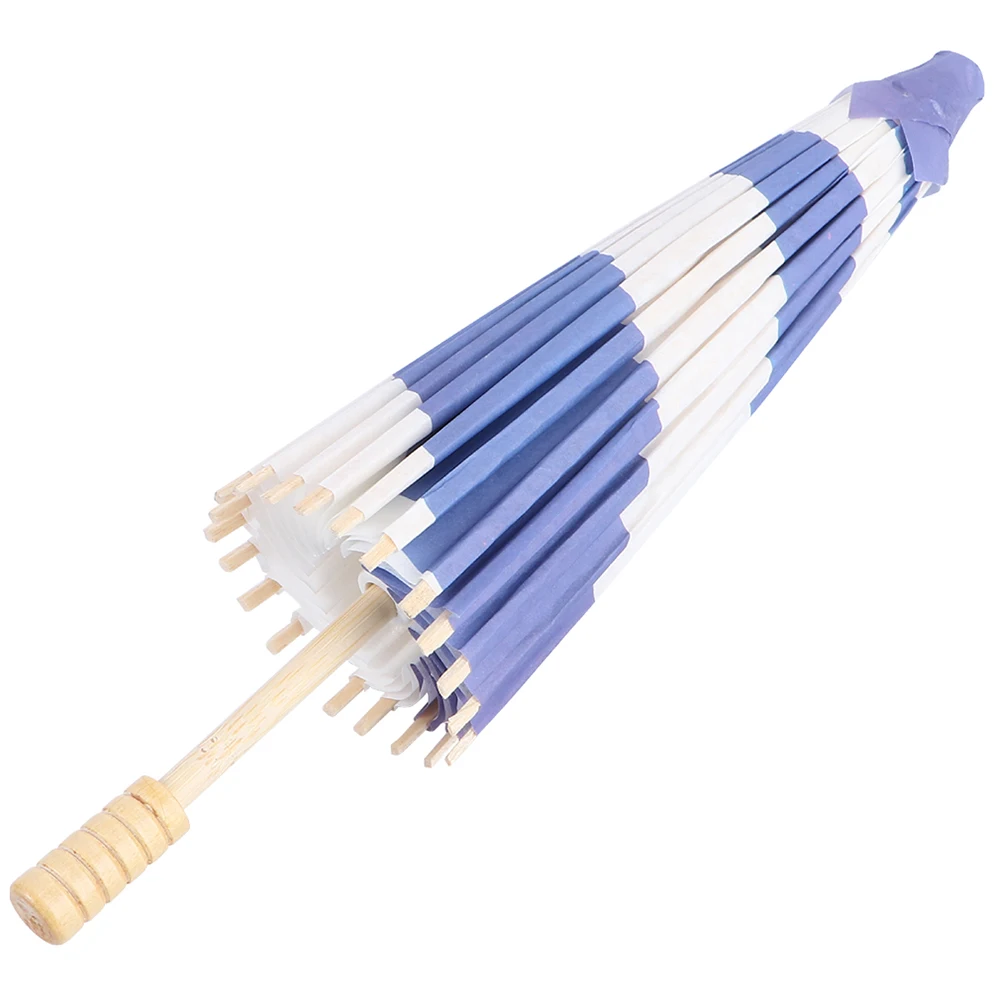 

Decorative Paper Umbrella 30cm White Design Photo Props Festival Decorations Gifts Japanese Parasol