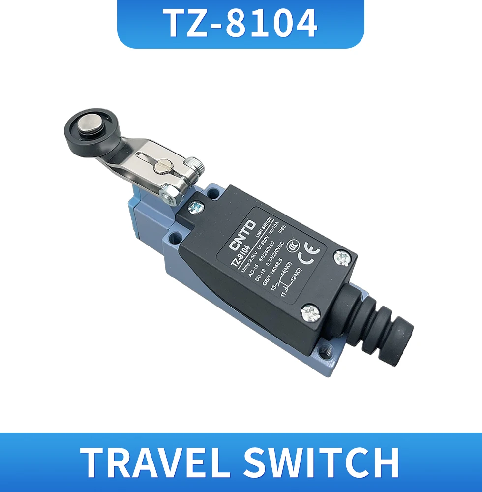 CNTD Changde ME micro switch limiter TZ self reset 8104 micro travel switch with wheel swing 220V