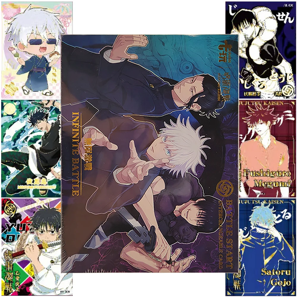 

Jujutsu Kaisen Rare Collection Card Fans Like Popular Anime Q-version Series Cute Character Cards Christmas Holiday Party Gifts