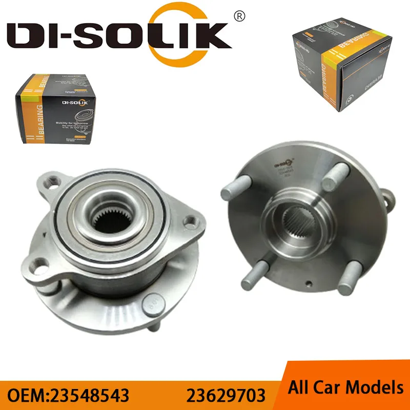

DI-SOLIK Auto Car Parts Front Wheel Hub Bearing Assembly 23548543 23629703 for BAOJUN(SGMW) 310W(CN180W)2017- 360(CN185M)2018-