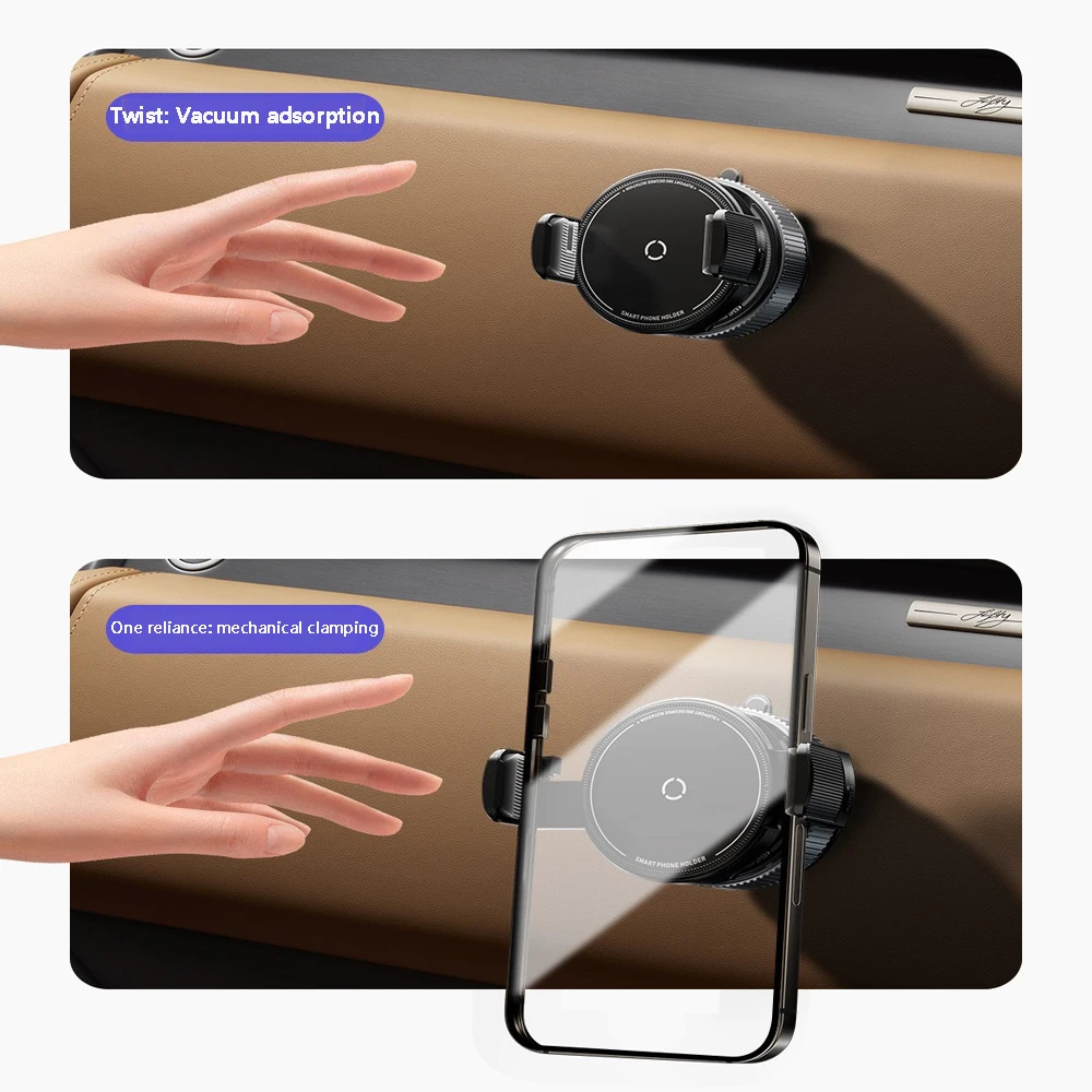 Car Phone Holder 360°/180°Rotatable Phone Holder Foldable Design,Vacuum Suction Cup Perfect for Car Dashboard Suction Cup Bracke 6