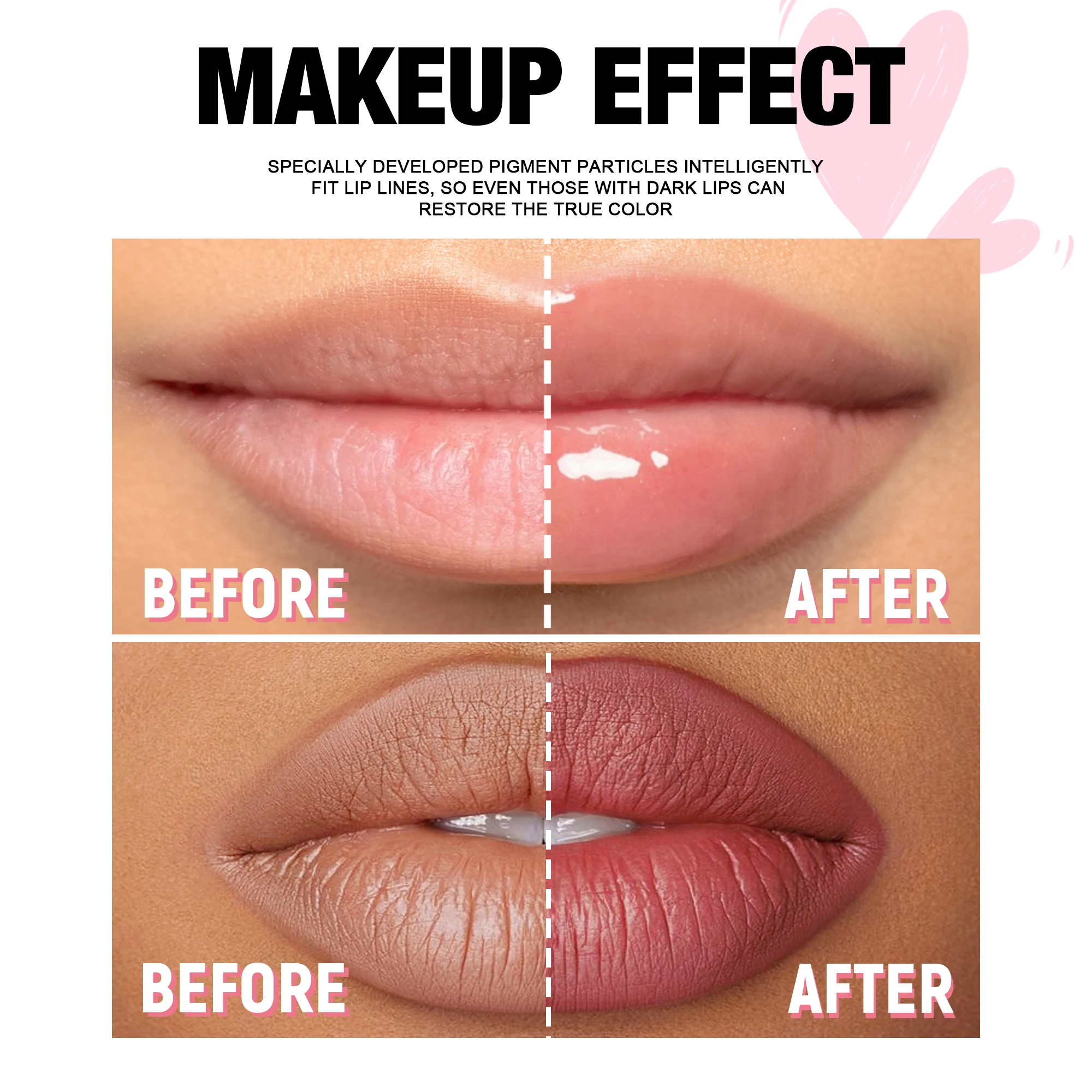 Ensemble de glaçage à lèvres, brillant à lèvres imperméable longue durée et facile à appliquer, rouge à lèvres nacré mat antiadhésif, améliore le teint