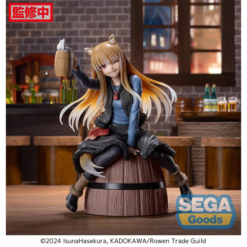 Original Figuras Anime 15 cm SEGA Luminasta Spice und Wolf Holo Anime Figur Desktop Ornamente Modell
