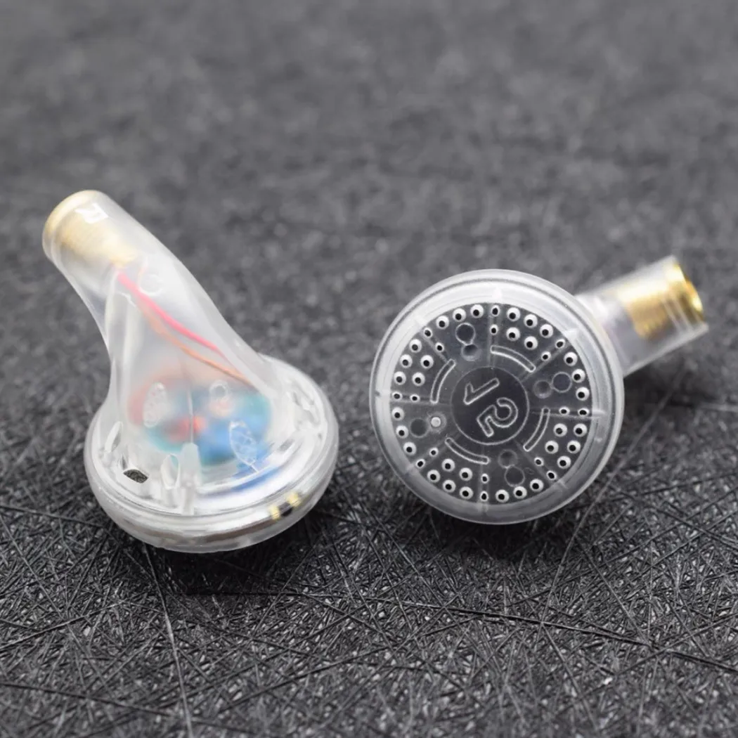 FENGRU BP32 Diy 130 ohm Beryllium film Driver/300 ohm Carbon Nanotube Film High Impedance Flat Head Earbuds Heavy Bass Earphones