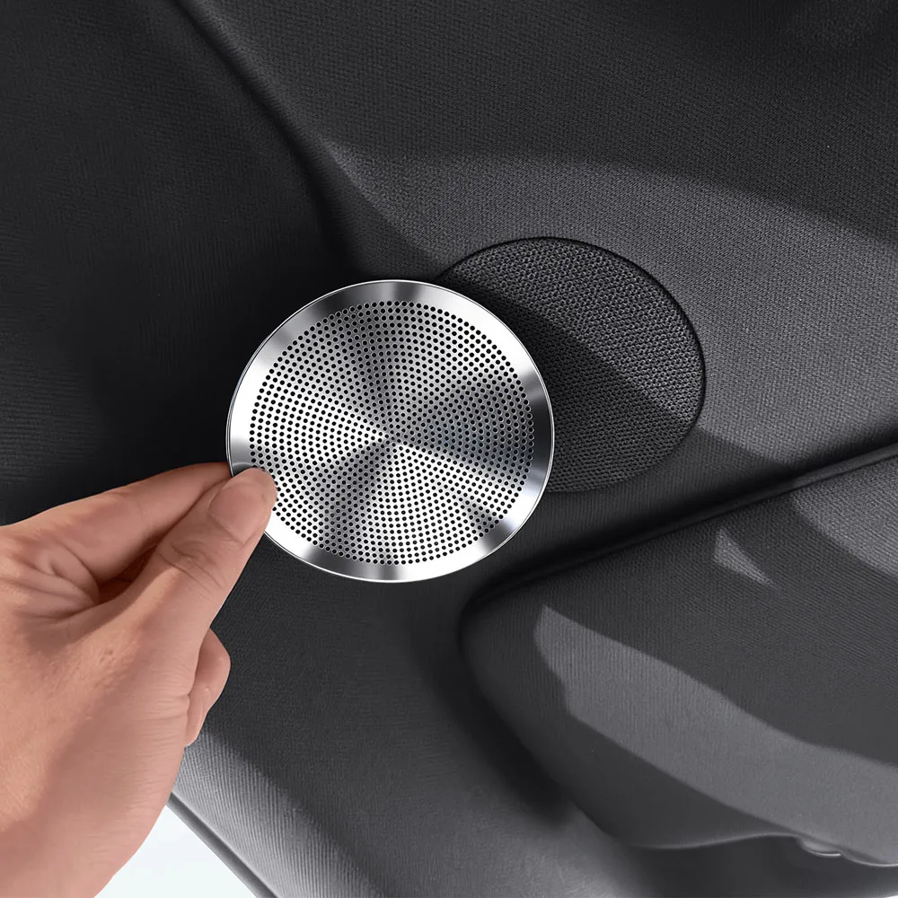 Roof Horn Protective Cover For BYD Great Tang Da Tang Car Accessories Stainless Steel Sound Protection Cover Elegant And Grand