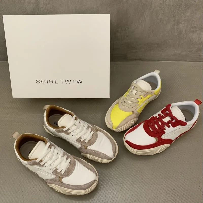 

Platform-soled German Training Shoes Women's 2025 Spring New Flat-soled Casual Sports Forrest Gump Sneakers