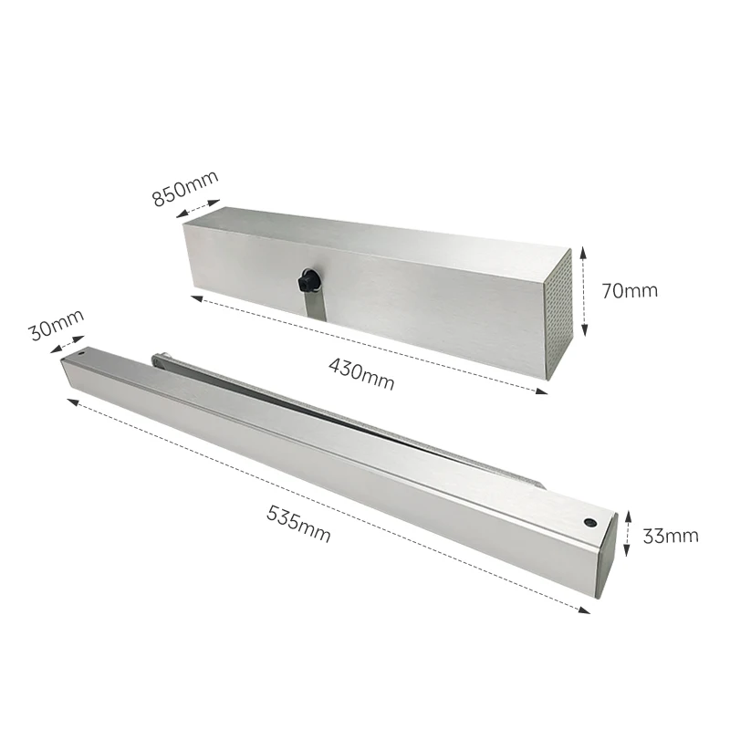 

250kg Automatic Swing Door Operator | Concealed Glass Door System with Remote Control