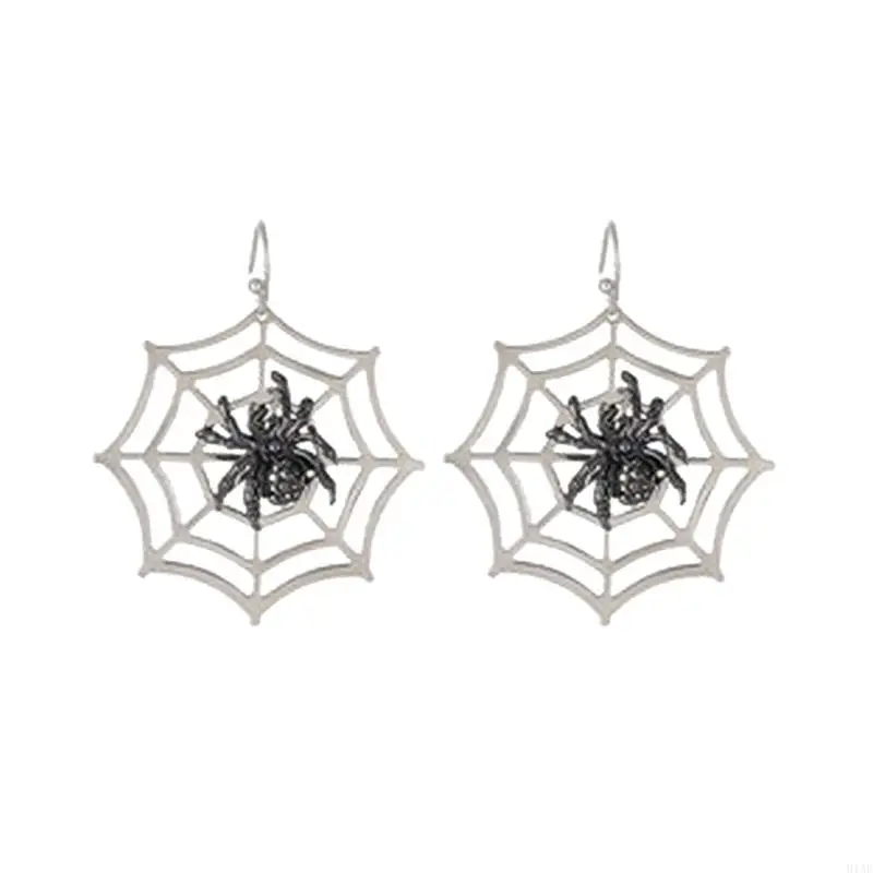 91AF Quirky Halloween Novelty Earrings Gothic Punk Design For Costume Event