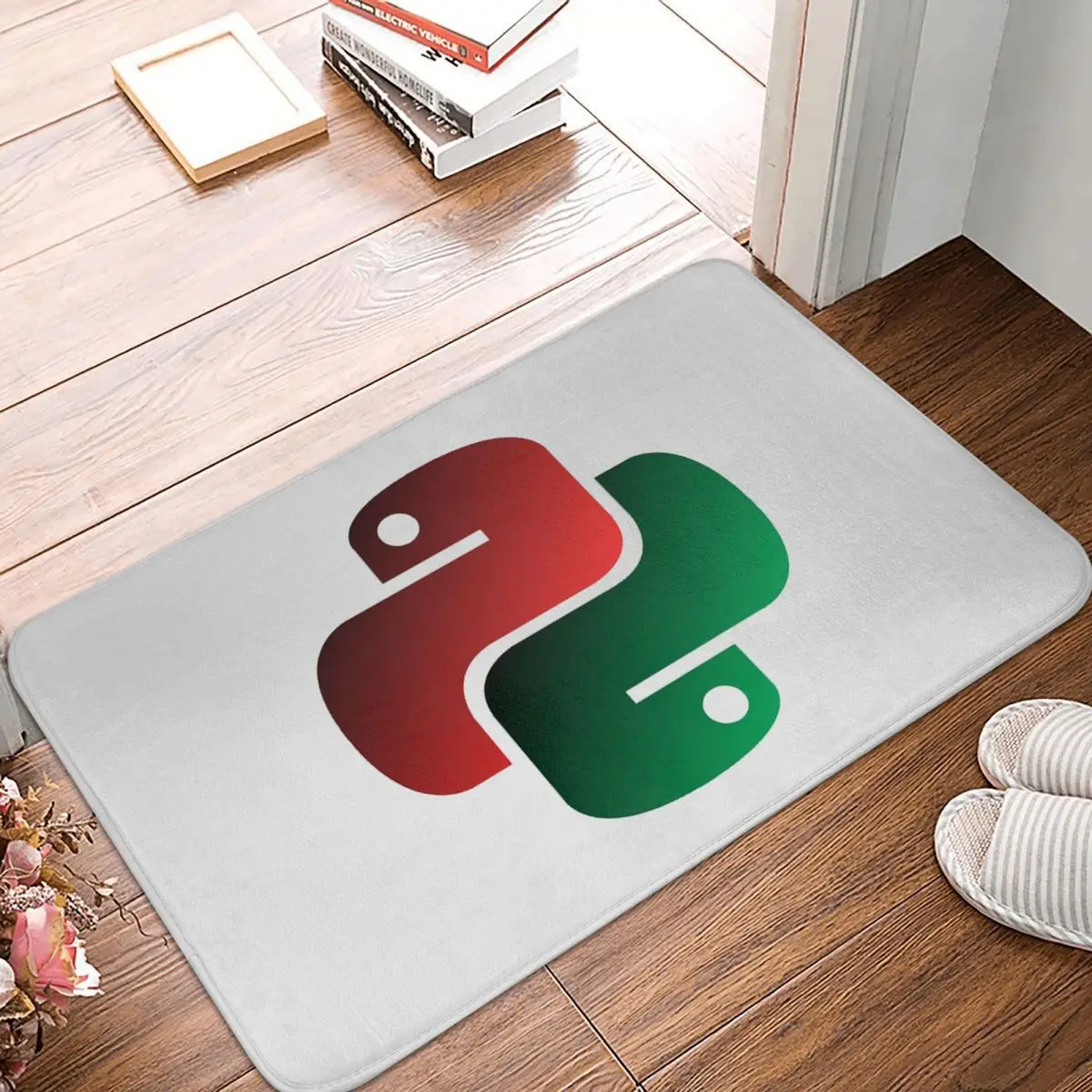 Copy Of Python Blue Logo Non-slip Doormat Floor Mat Carpet Rug for Kitchen Entrance Home Bathroom Living room Footpad Mats