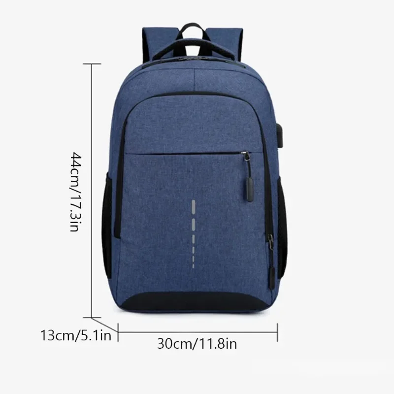 Multifunctional Backpack for Commuting Simple and Stylish Backpack Large Capacity Business Travel with USB Student Computer Bag