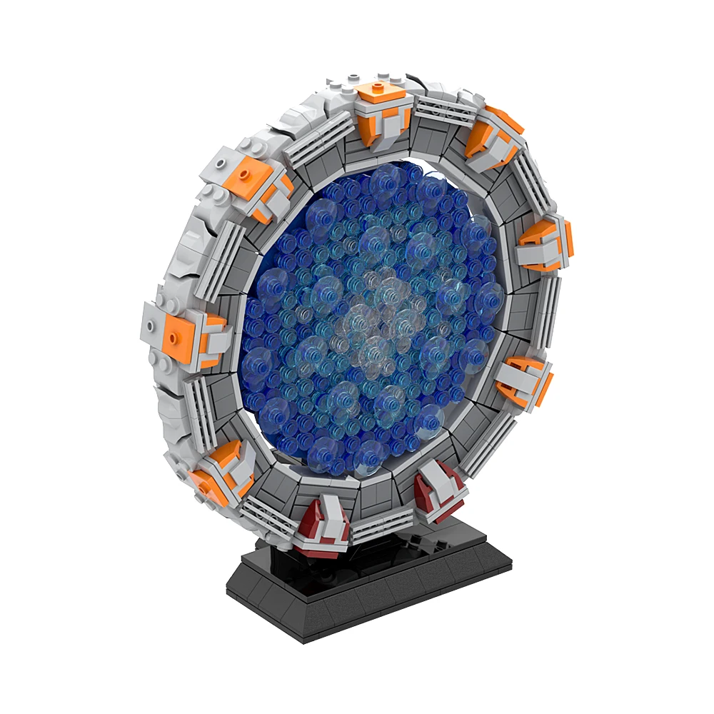 

MOC Stargate - Milky Way Building Blocks Model Movie Space Travel Wormhole Crossing Bricks Assemble Toys Kids Educate Toys Gift