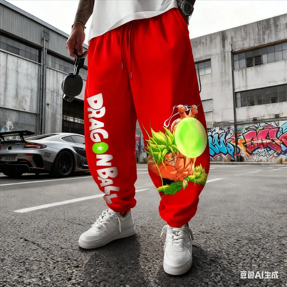 Animatie Dragon Ball Herfst Winter Jeugd Vitaliteit Losse Y2k Comfortabele nieuwe joggingbroek Legging Running Fitness joggingbroek