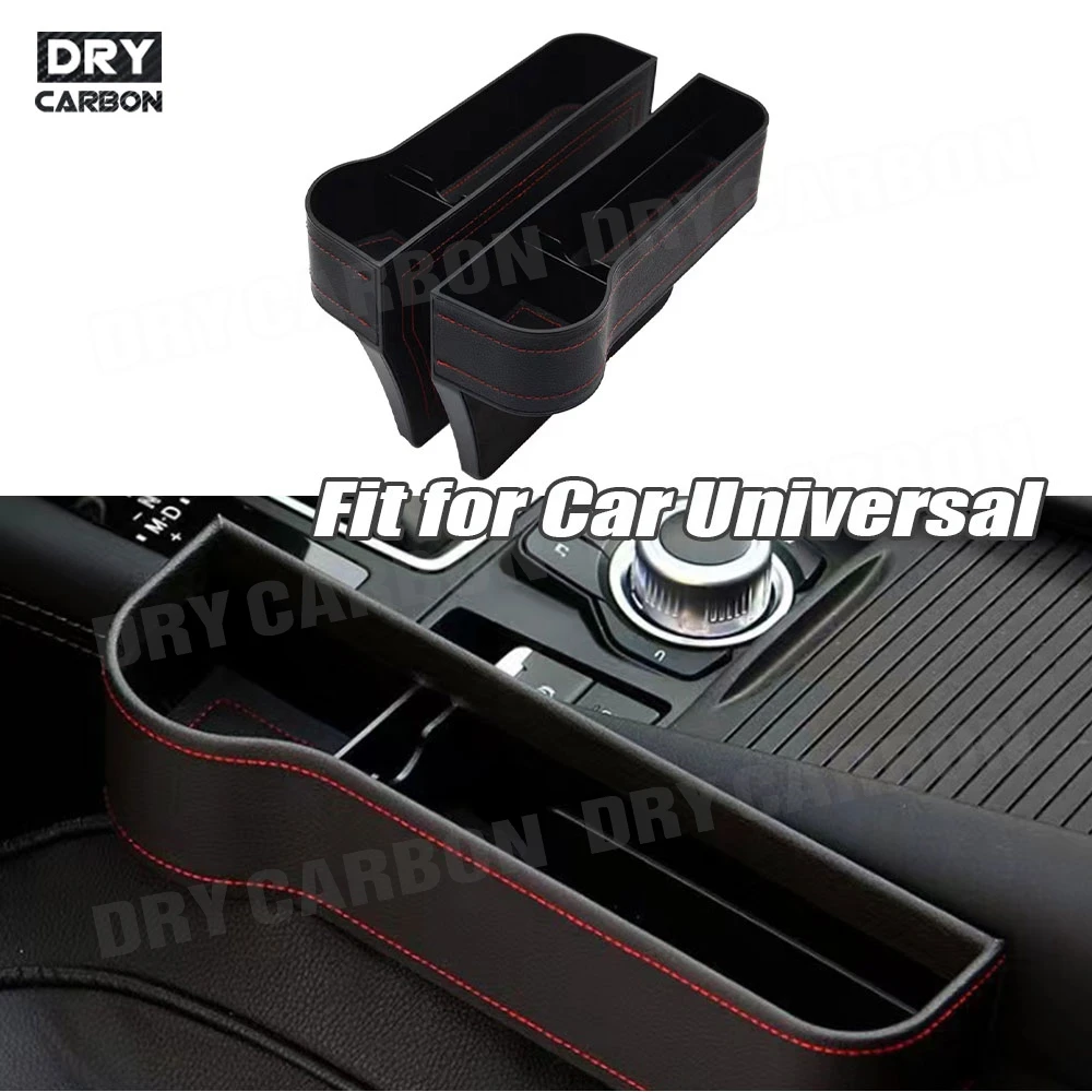 

Multifunctional Auto Seat Gap Filler Storage Box Seat Pocket Storage Accessories Cup Holder Seat Side For Cars Body Kits