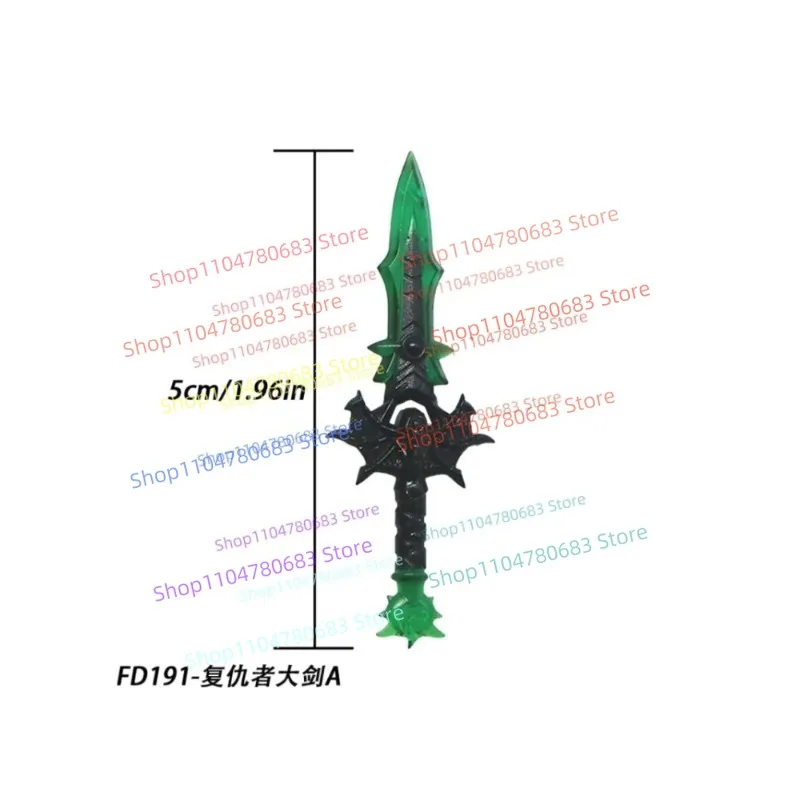 Moc blocos de construção batalha machado acessório mini figura montagem modelo exibição anime jogo personagem brinquedo decorativo presente