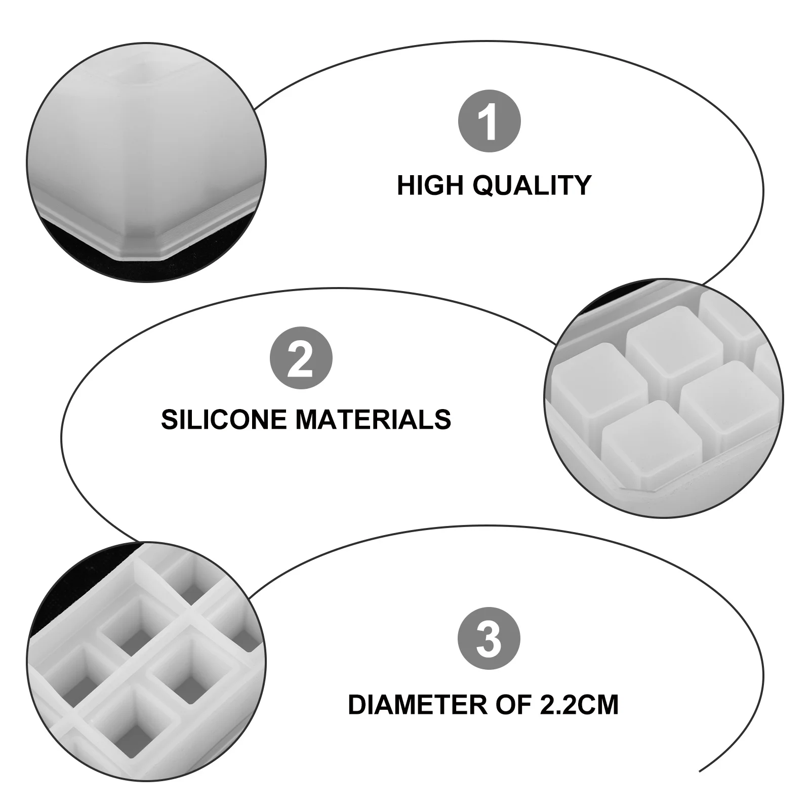 

Lipstick Storage Box Silicone Mold Safe Tasteless Flexible DIY Craft Molding Casting Mold for Desktop Jewelry Organizer