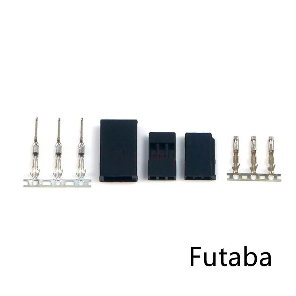 10-50PCS Lockable JR Futaba Servo Plug Connector Set Male Female Crimp Terminals Pin Kit for RC Battery and Model Aircraft - view 4
