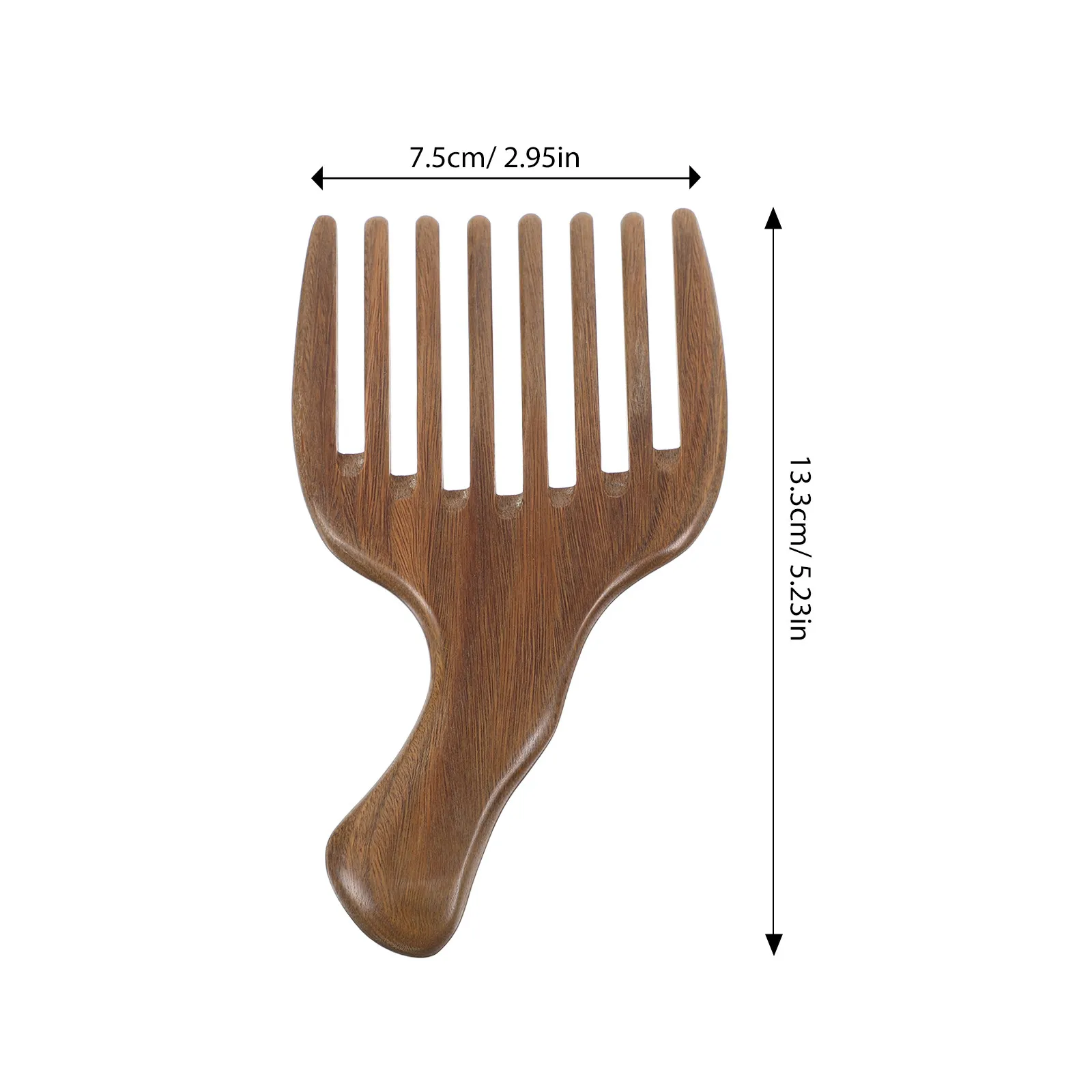 Lightweight Wide Tooth Hair Comb Detangler for Curly Natural Black Thick Hair Styling Comb for Men Women Salon Outdoor Travel