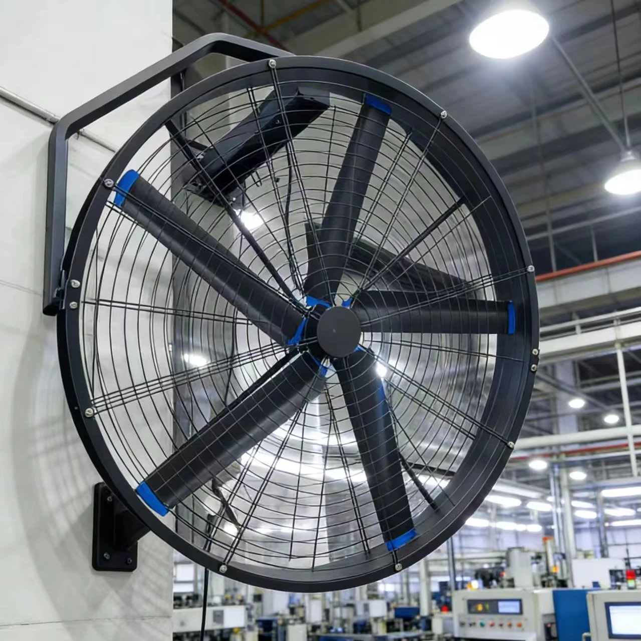 2M Large Industrial  Gear Wall Mounted High Power Factory Electric Fan