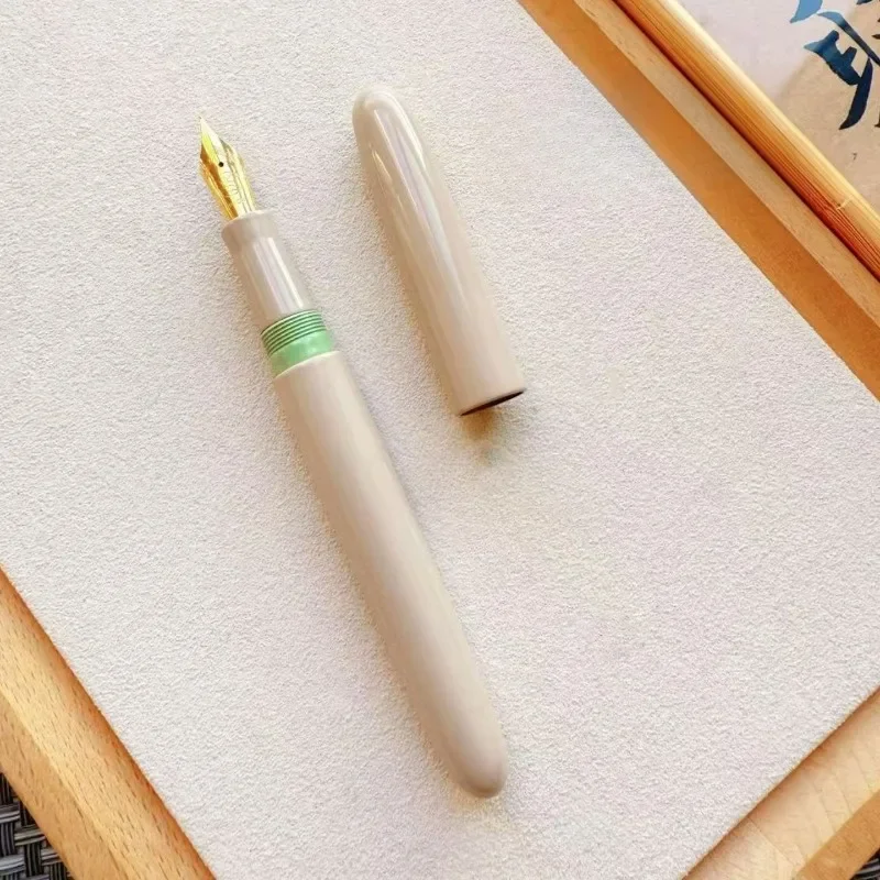 New 2026 Red Lacquer BALAOYE Fountain Pen BOCK Nib F 0.5 Calligraphy Pen Smooth Flow, Best For Gift High Conversion Pens Station