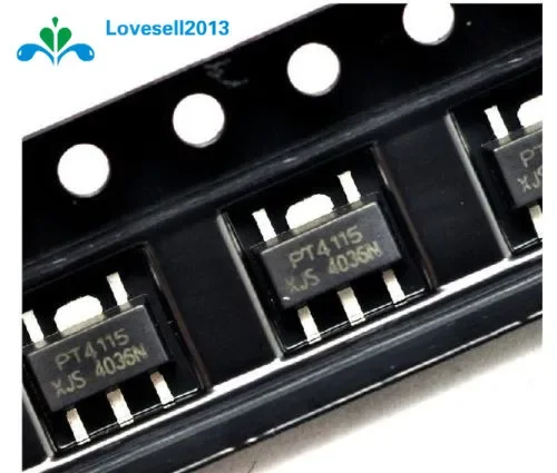 10Pcs PT4115 4115 SOT-89 LED Power IC ใหม่