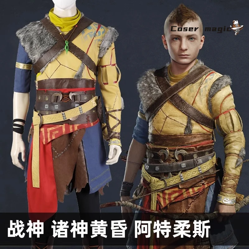 

Game God of War：Ragnarok Atreus Cosplay Costume Uniform Halloween Carnival Party Christmas Play Role Clothes Clothing