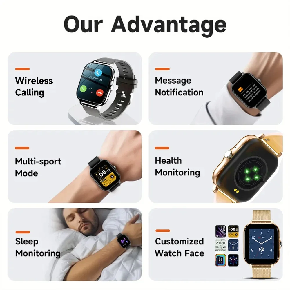 Y13 Smart Watch Color Screen Step Counting Multi Sport Mode Message Reminder Photography Music Remote Control Smart Band D20 Y68