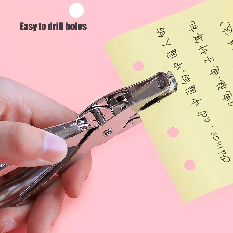 3/6 MM Stanzen Maschine Runde Loch Papier Schreibwaren Lose-blatt Buch Dokument Bindung Stanzen Nette Manuelle und Handarbeit – Detail 2