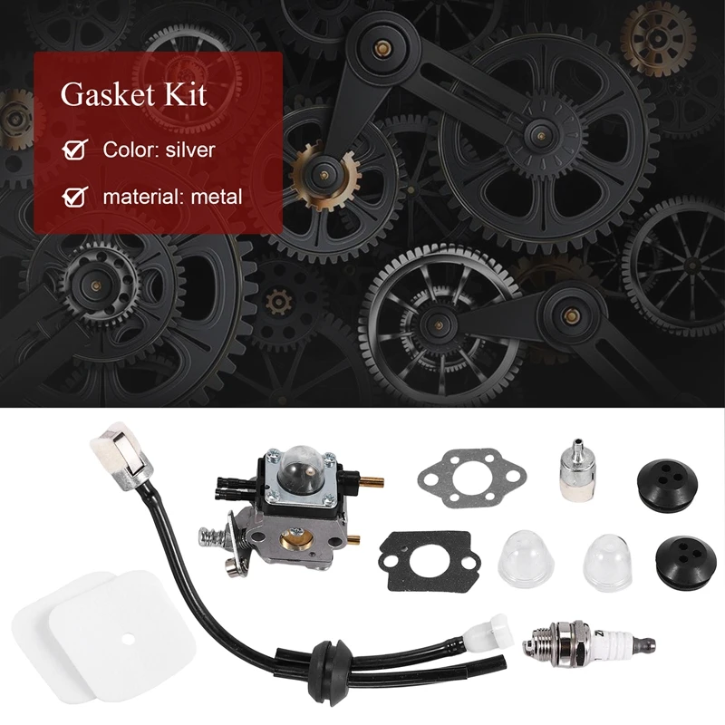 C1U-K54A C1U-K17 Carburetor Repower Kit For 2-Cycle Mantis 7222 7222E 7222M 7225 7230 7234 7240 7920 7924 Tiller/Cultivator