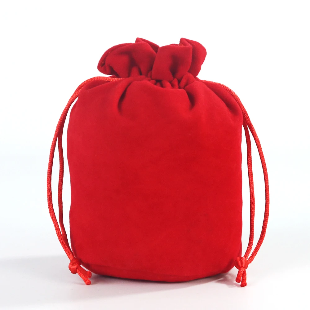 Würfelbeutel Würfel halter Rollenspiel hochwertige Samt Kordel zug Schmuck verpackung für Trpg Tischs piele Unterhaltung Brettspiele – Detail 3
