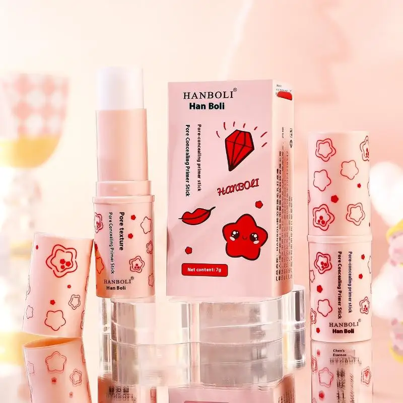 Crème hydratante pour les pores invisibles, 7g, mate, primaire pour le visage, bâton d'apprêt pour les pores invisibles, éclaircissant, soin pour le contrôle de l'huile de la peau