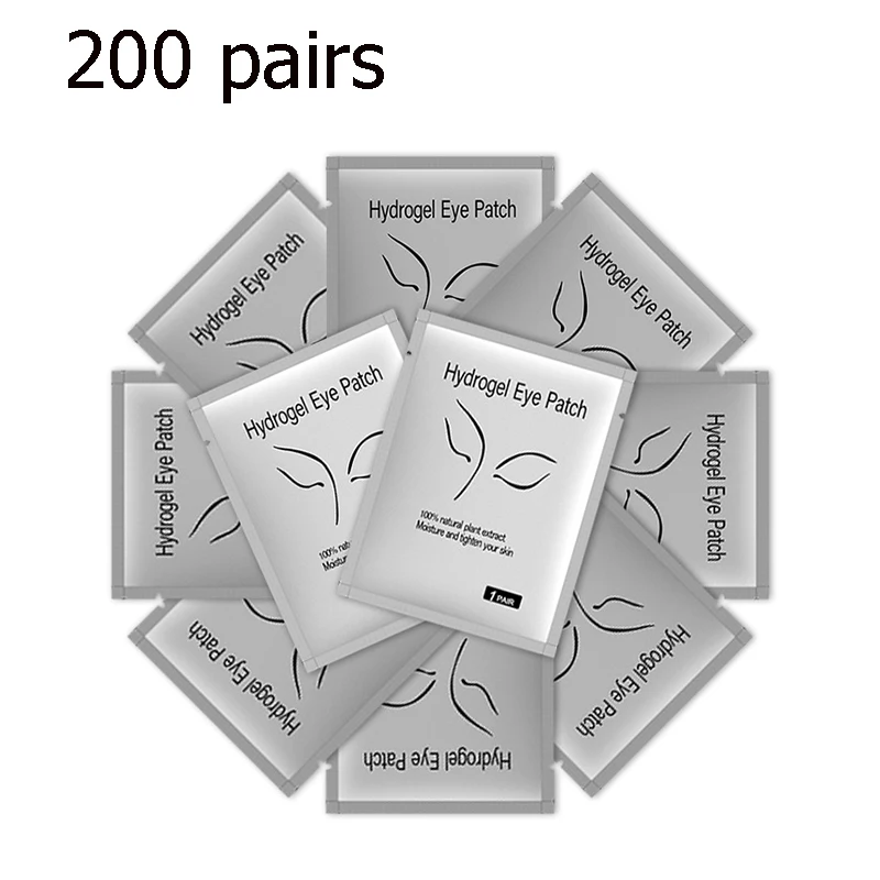 

200Pairs Eyelash Extension Patch Grafted Eyelash Extension Paper Patch Under The Eye Pad Hydrating Eye Paper Patch