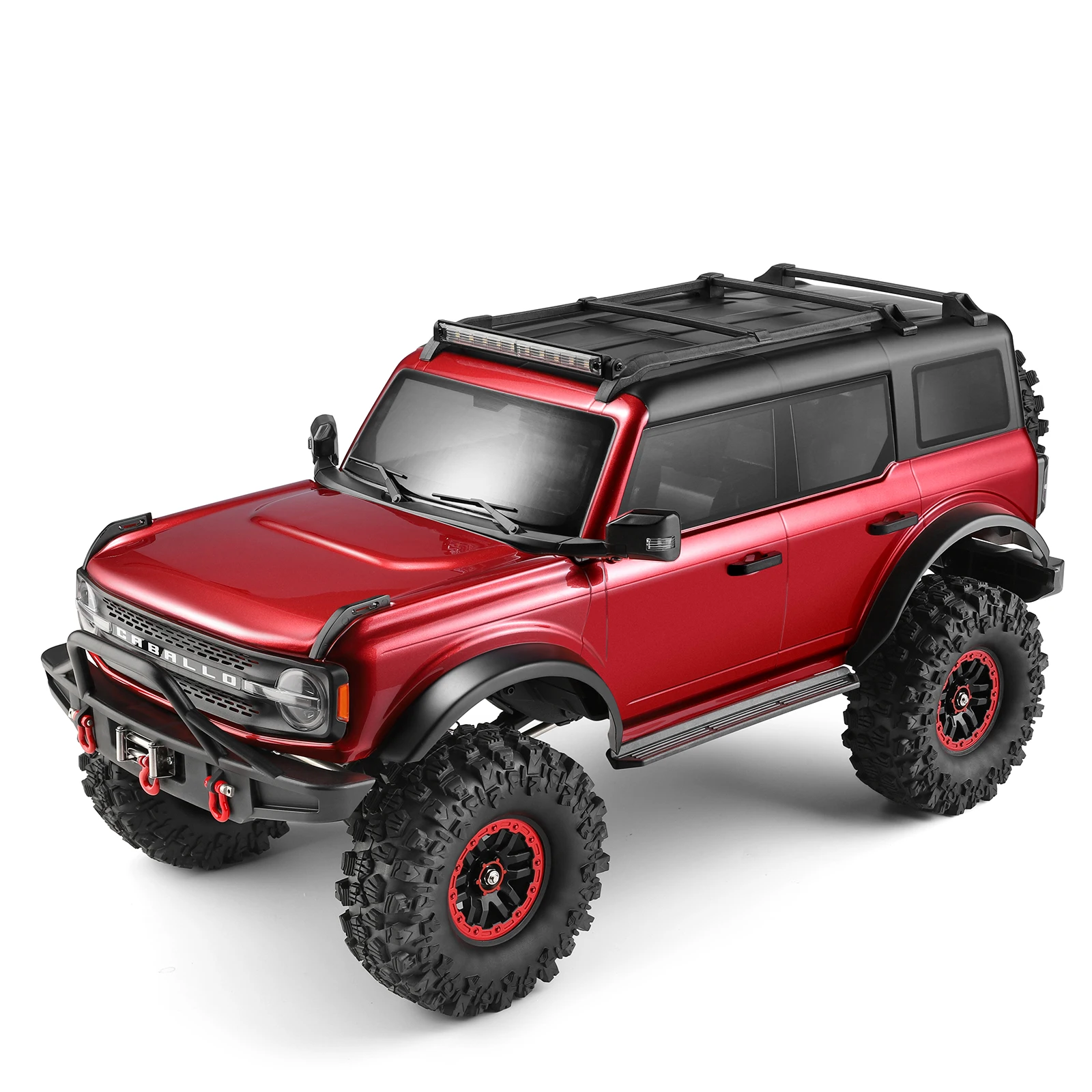 Wltoys 104020   RTR 1/10 2,4G 4WD RC coche Rock Crawler todoterreno camión de escalada completamente proporcional luz LED vehículos modelos Juguetes