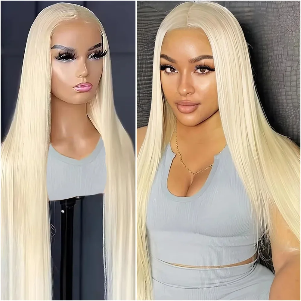 220% Density 613 Transparent Hd Lace Frontal Wig 13x6 Blonde Straight Lace Front 13x4 Brazilian Pre Plucked 100% Human Hair Wigs