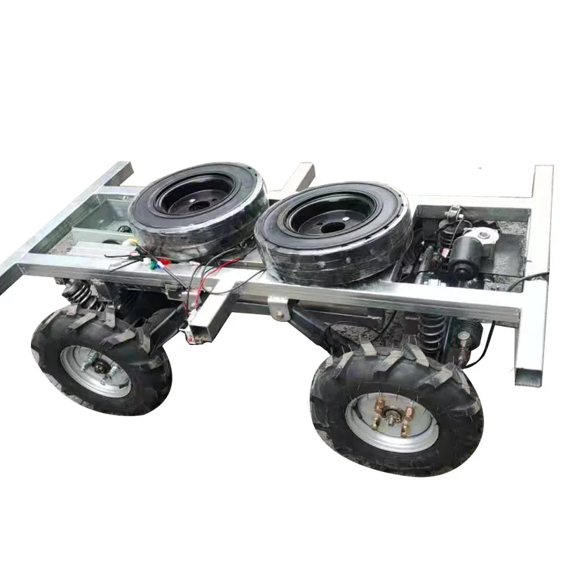 

Unmanned chassis set Remote control mobile accessories Wheeled chassis assembly