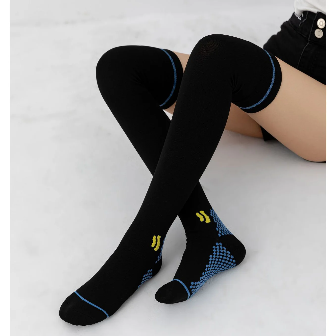 Compression Socks Knee High Running Varicose Veins Socks Men Sports Socks Cycling Basketball Football Medical Women Long Socks