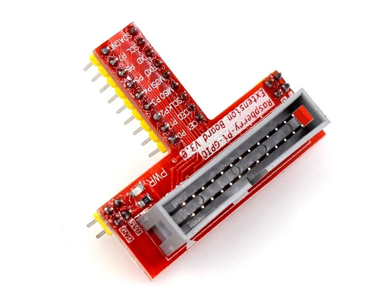 A145 Raspberry PI GPIO Adapter Board for Breadboard - Gold Plug Version