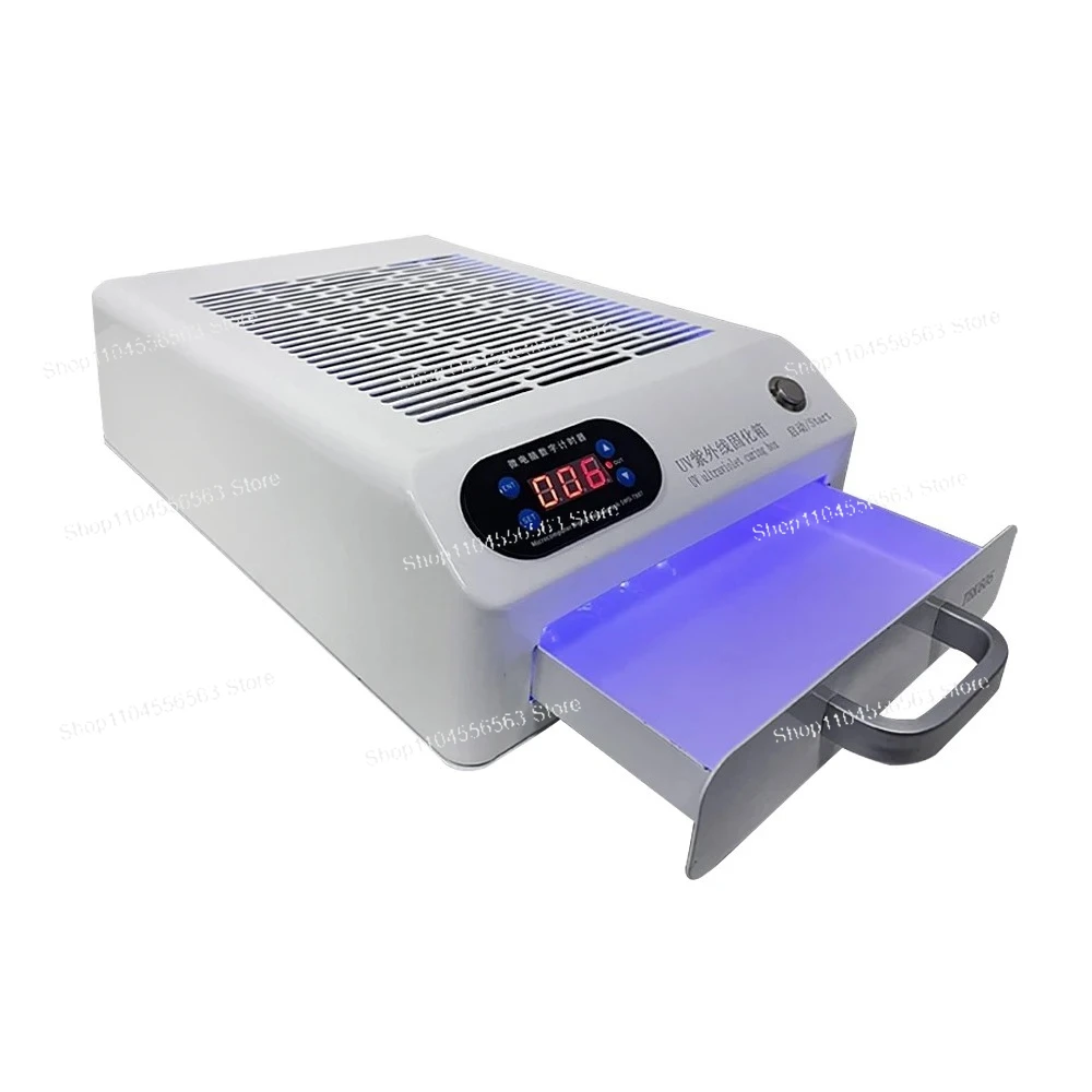 605 Mini UV Ultraviolet Curing LED Box Oven 48 Pcs LED Lights 100W 110V 220V Common Use for Mobiles LCD Repair