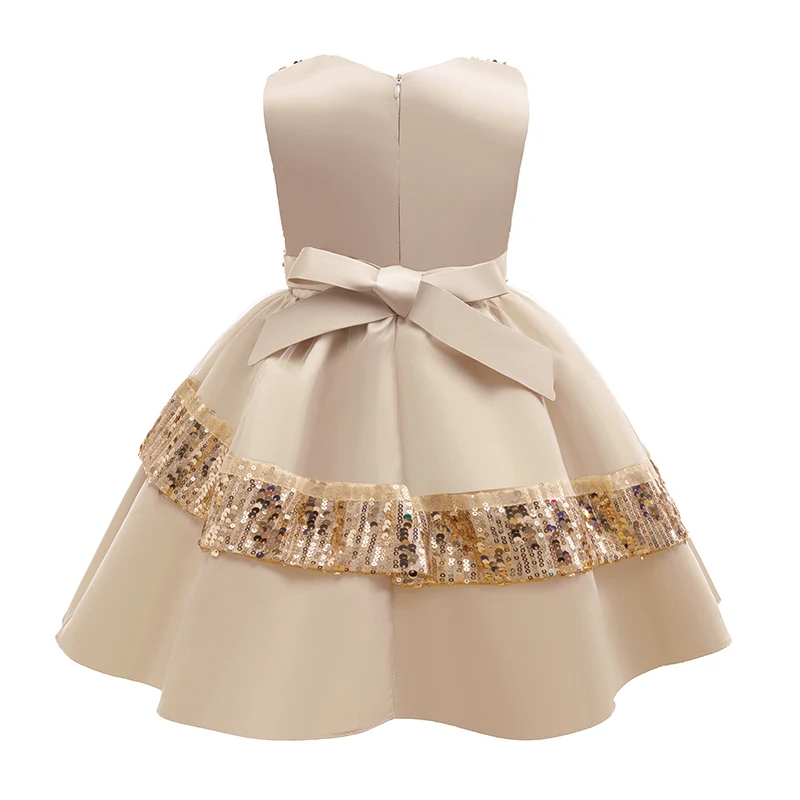 Sequin Girls Dress Summer Fashion Christmas Party Baby Princess Dress Birthday Gift 2 3 4 5 6 7 8 9 10 Years Old Kids Clothes