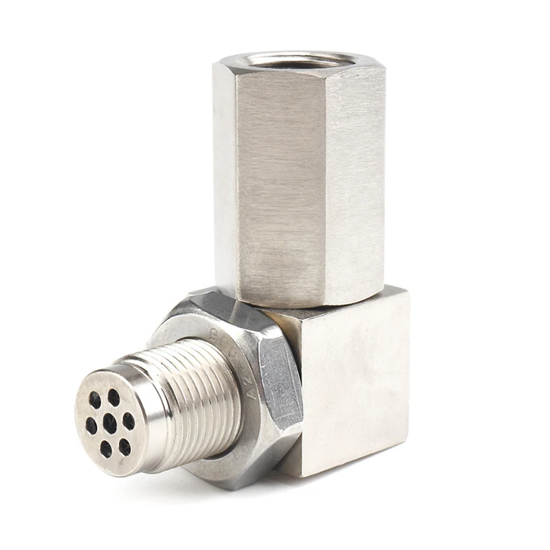 فاصل مستشعر الأوكسجين 90 درجة مستشعر الأوكسجين التلقائي بزاوية محول محول حفاز صغير تحقق ضوء المحرك إصلاح O2 الاستشعار S