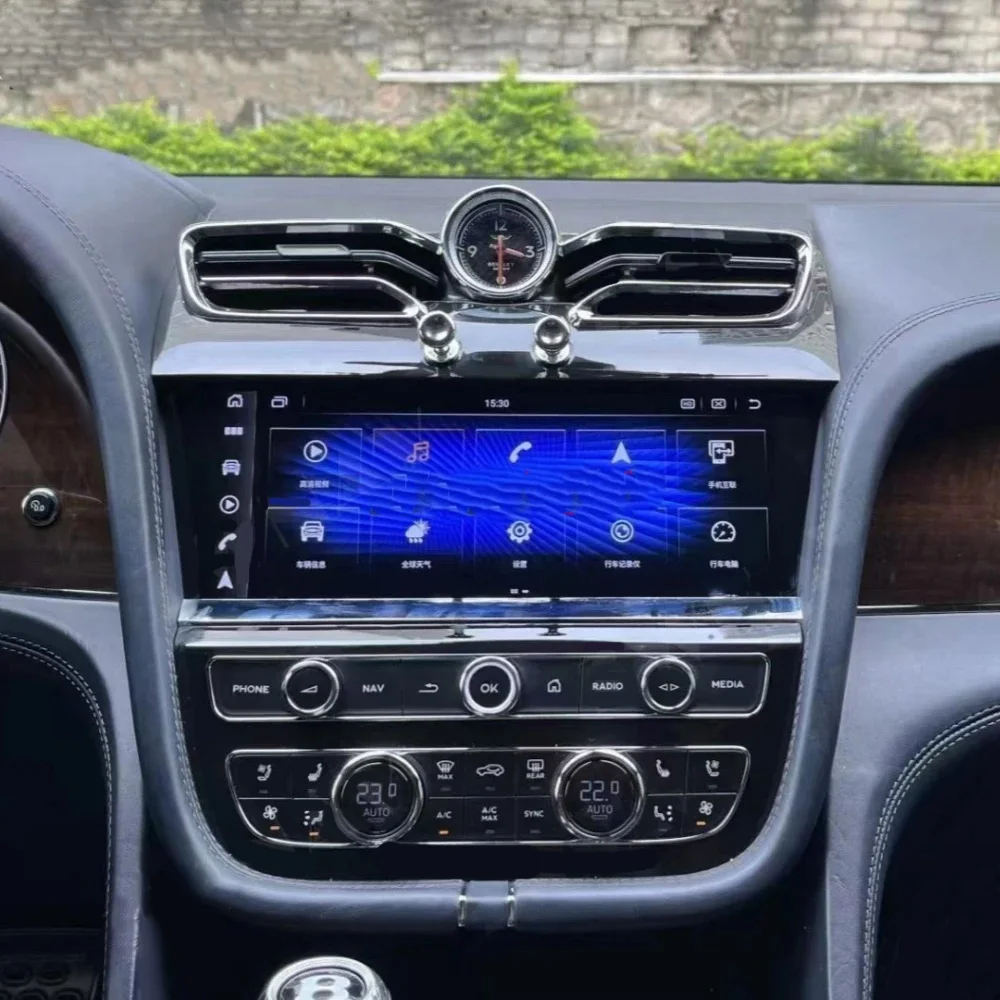 10.9 ''أندرويد 13 ل بنتلي بينتايجا 2016-2020 شاشة سيارة تعمل باللمس الملاحة Carplay راديو السيارة DSP BT مشغل وسائط متعددة 1600*720
