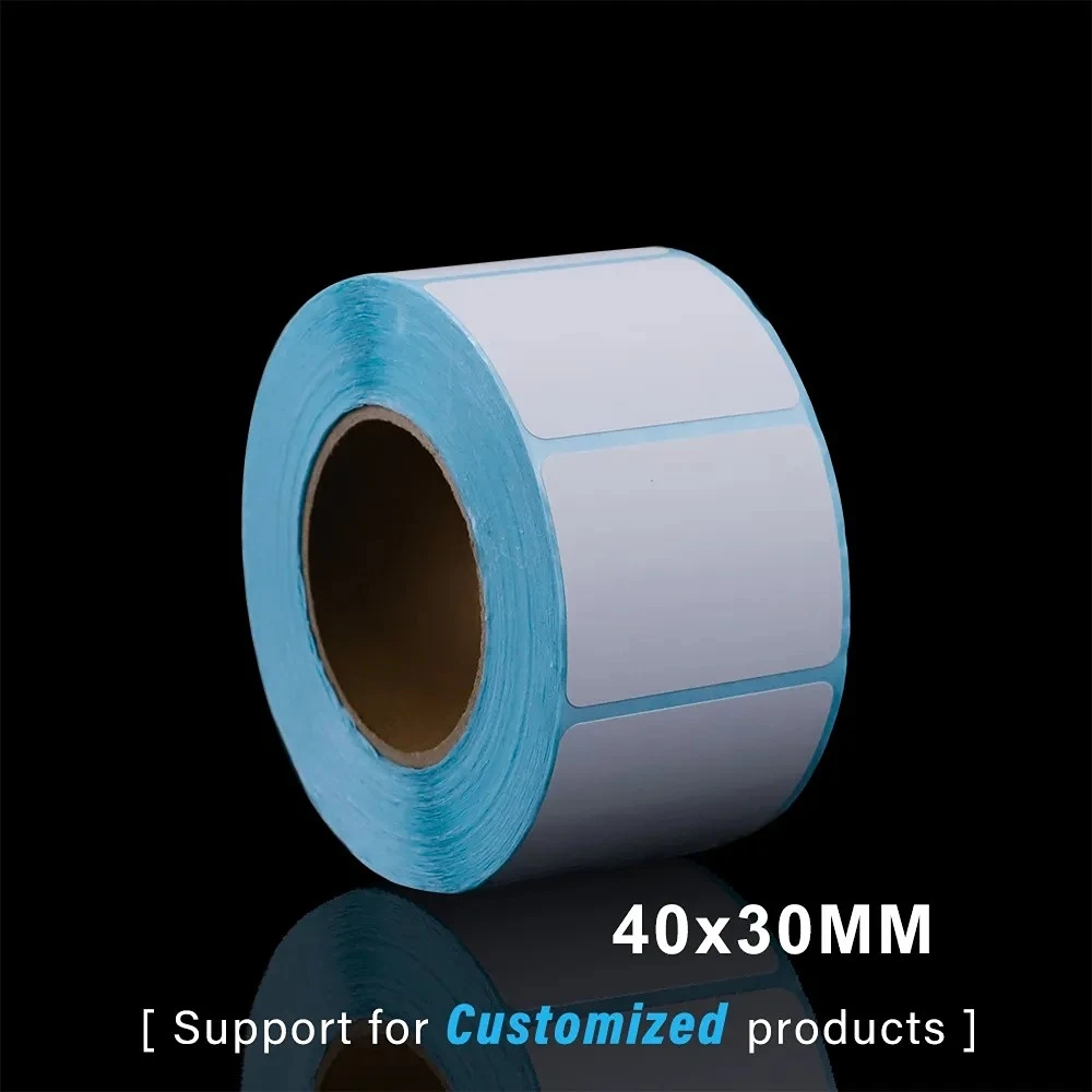 40x30-700pcs Thermal Label Sticker Paper Supermarket Price Blank Barcode Label Direct Print Waterproof Print Supplies