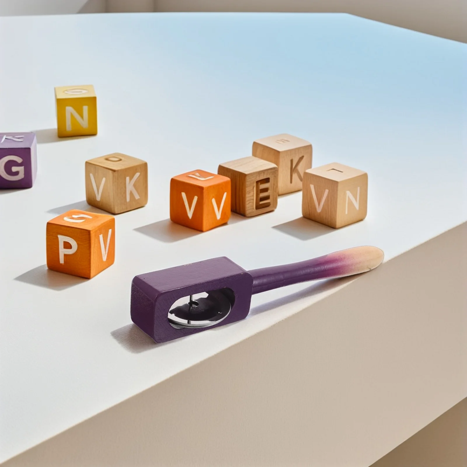 

Children's Wooden Cymbals Lightweight Portable Percussion Instruments Ergonomic Design Crisp Sound Rhythm for Kids