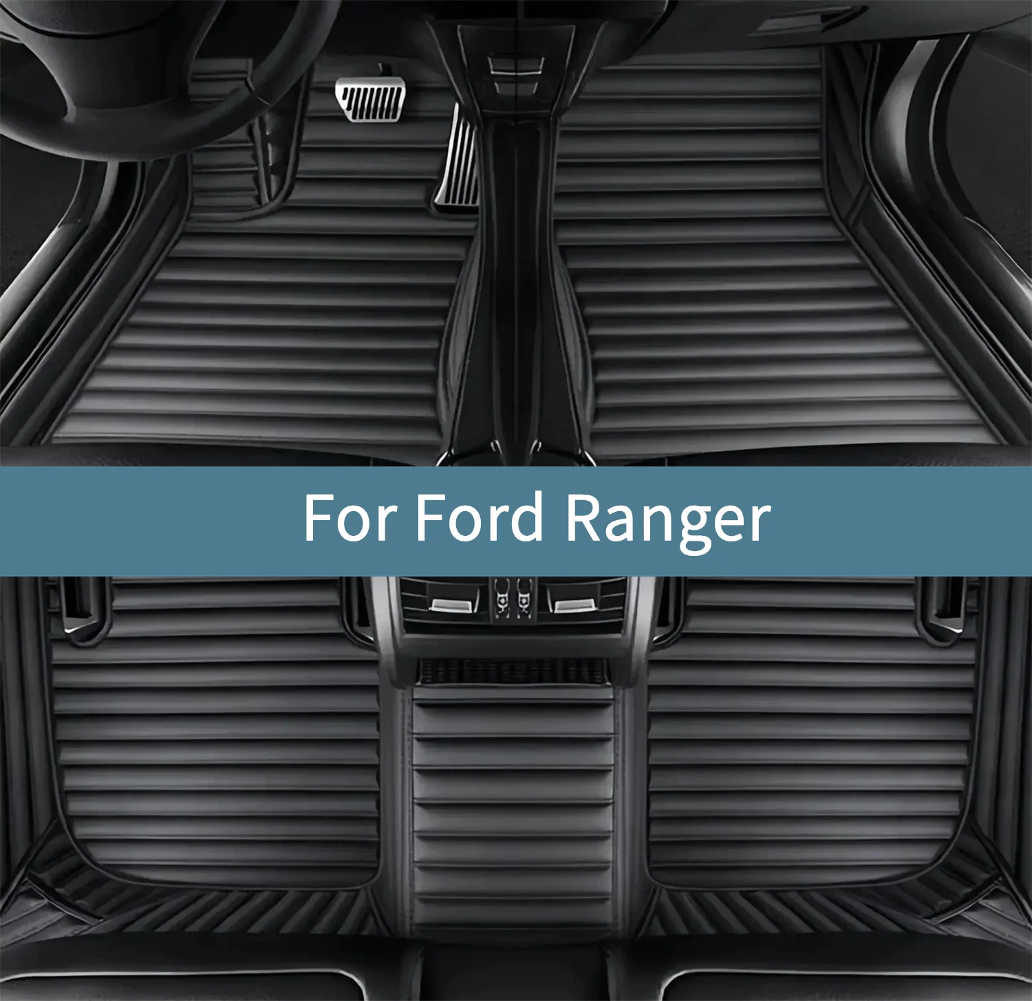 

Автомобильные коврики для Ford Ranger 2019 2020 2021 2022 2023, коврики для автомобилей, всепогодный водонепроницаемый полный комплект