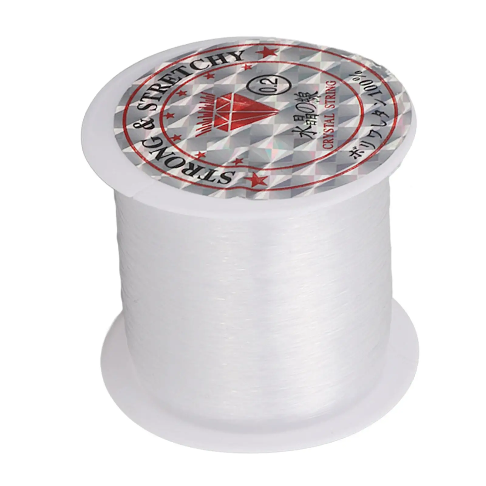 0.2mm Clear Nylon Thread 142yd Fishing Line for jewelry Making, for aquarium Landscaping