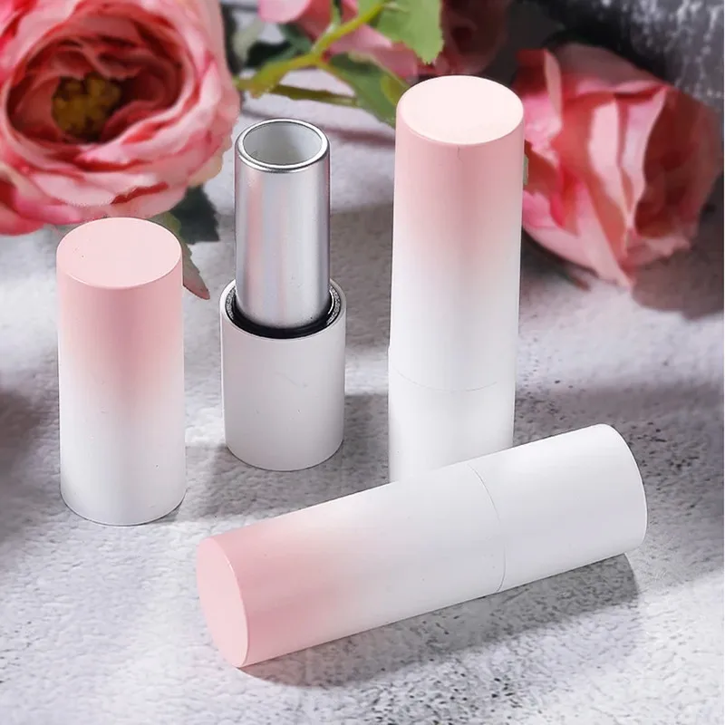 

10/30/50pcs 12.1mm Magnetic Buckle Lip Balm Tube Round Empty Refillable Bottles Lipstick Tube