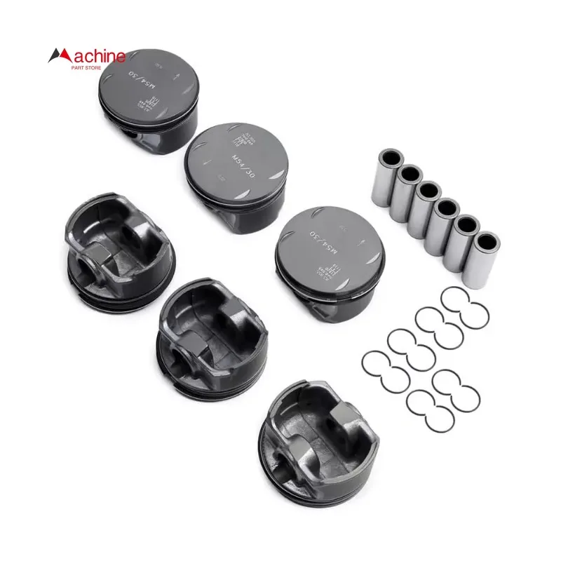 6Pcs 11257506222 Pistons Rings Set STD For BMW 330i 530i X5 Z4 E46 E53 E60 E85 M54B30 3.0 11257506252