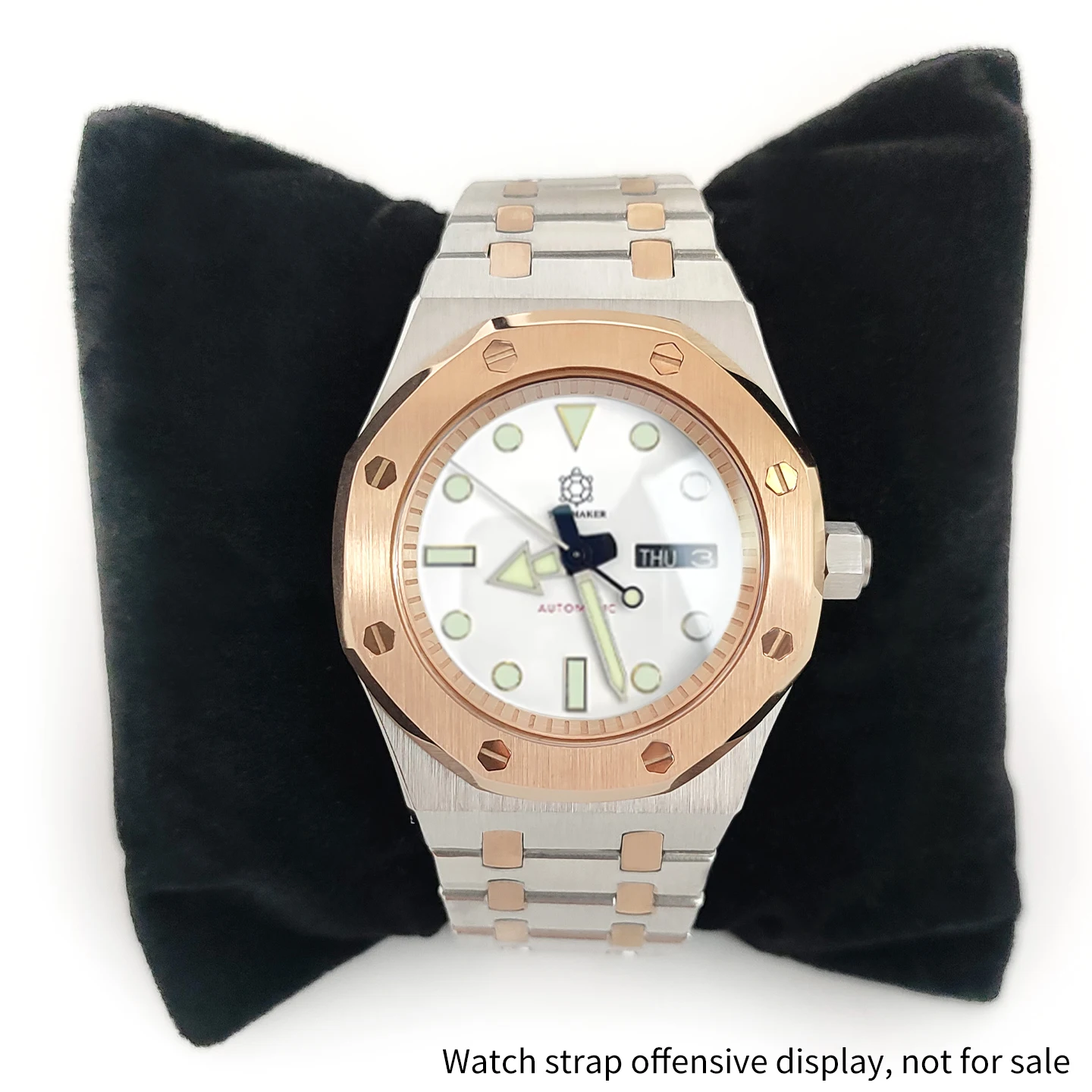 AP الساعات حالات لامعة/نحى الصلب ارتفع الذهب/الفضة يناسب NH35 NH36 4R36 الياقوت الكريستال والزجاج وزارة الدفاع ساعة استبدال أجزاء