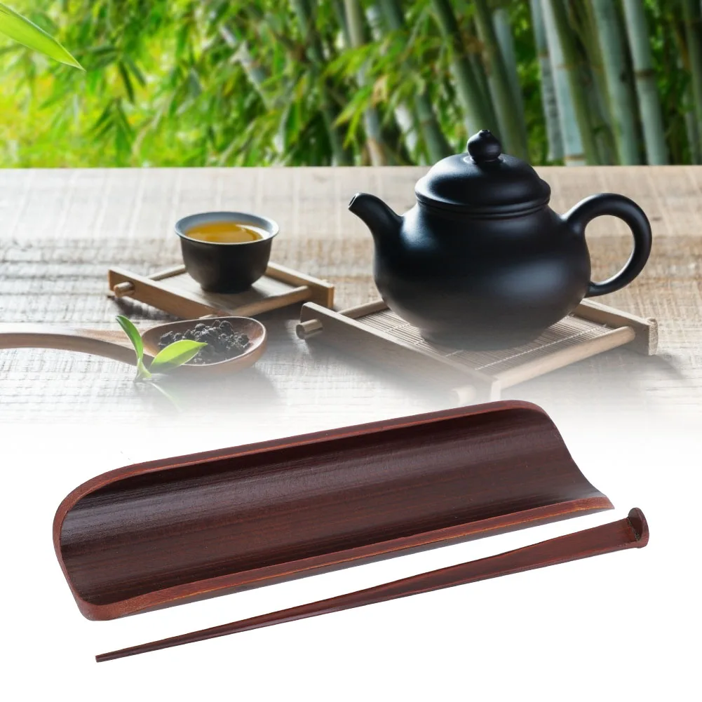 

Handmade Bamboo Tea Accessories Set Medium Size Tea Scoop Polished Teaware Coffee Tools for Tea Ceremony Home